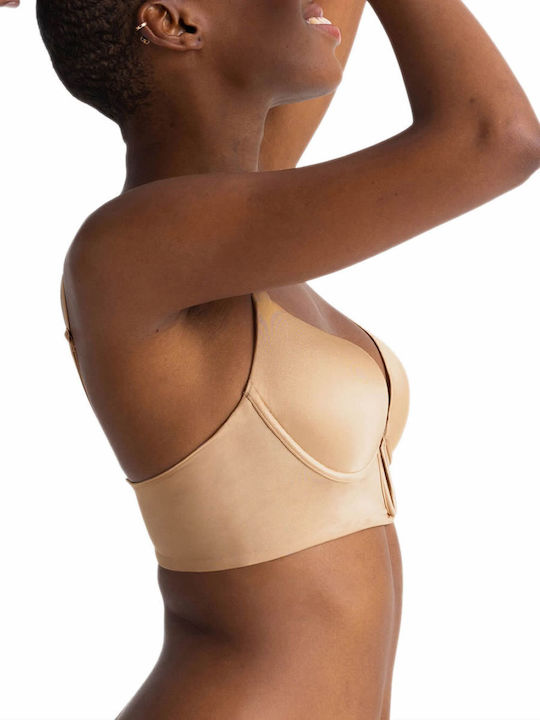 Dorina Demi Bra with Light Padding Underwire Beige