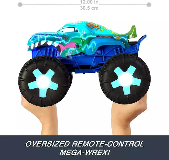 Hot Wheels Power Smashers Mega-Wrex Alive Teleghidat Mașină Albastru