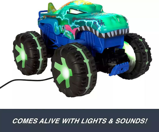 Hot Wheels Power Smashers Mega-Wrex Alive Teleghidat Mașină Albastru