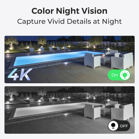 Reolink RDUO2SP2 IP Cameră de Supraveghere Wi-Fi Full HD+ 6MP Rezistentă la apă Pe baterii cu Comunicare Bidirecțională