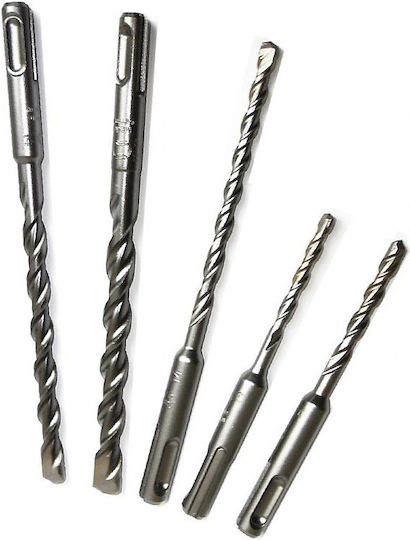 Milwaukee Set of 5 Drills with SDS Plus Shank for Masonry