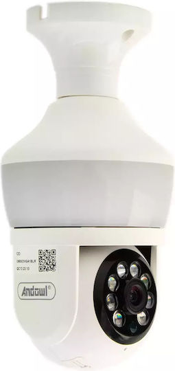 Andowl Q-S600 IP Überwachungskamera Wi-Fi 4K mit Lautsprecher Geeignet für Steckdosen Typ England