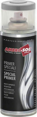 Ambro-Sol Σπρέι Αστάρι Eco Plastic Primer με Μεταλλικό Εφέ Διάφανο 400ml