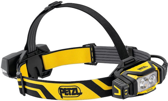 Petzl Rechargeable Headlamp LED IP67 with Maximum Brightness 1400lm Black