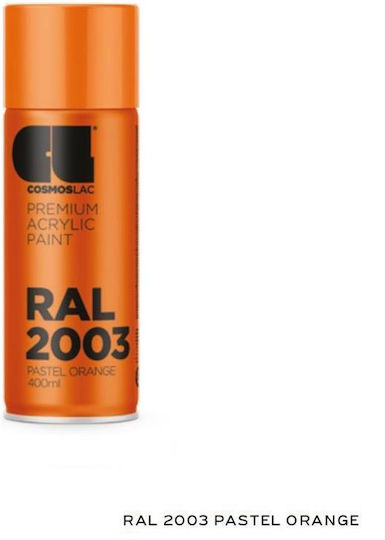 Cosmos Lac Spray Farbe Acryl Orange RAL2003 400ml