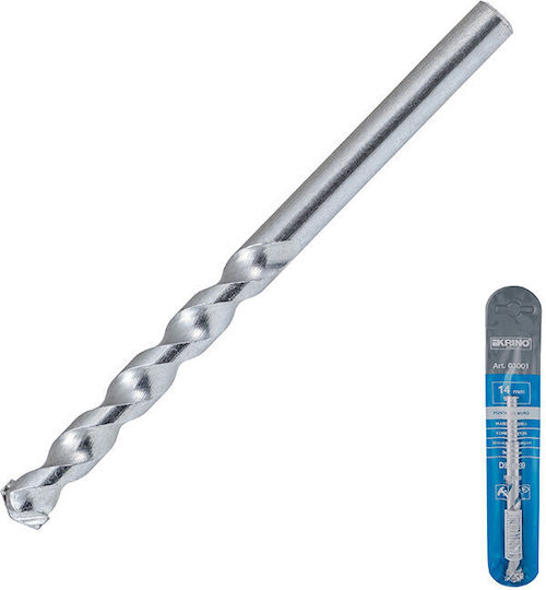 Krino Diamantbohrer mit Zylindrischem Schaft für Gemäuer 10x400mm