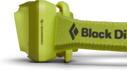 Black Diamond Επαναφορτιζόμενος Φακός Κεφαλής LED IP67 με Μέγιστη Φωτεινότητα 400lm Spot 400-R
