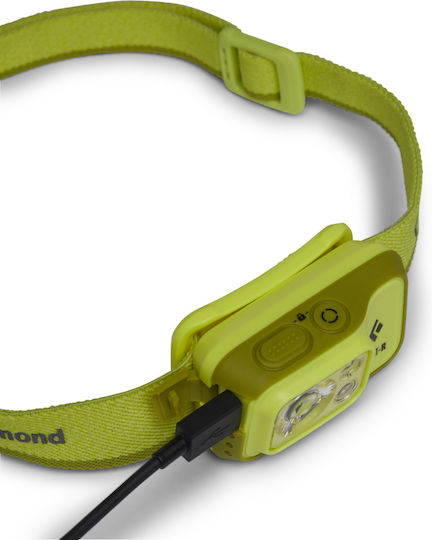 Black Diamond Επαναφορτιζόμενος Φακός Κεφαλής LED IP67 με Μέγιστη Φωτεινότητα 400lm Spot 400-R