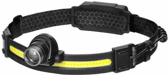 Virone Flashlight LED IPX4 with Maximum Brightness 200lm Black