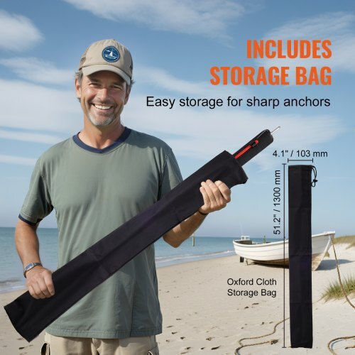 Vevor 36" Sand Anchor for Boats Jet Ski Zcxcsmdxg36yomsmvv0