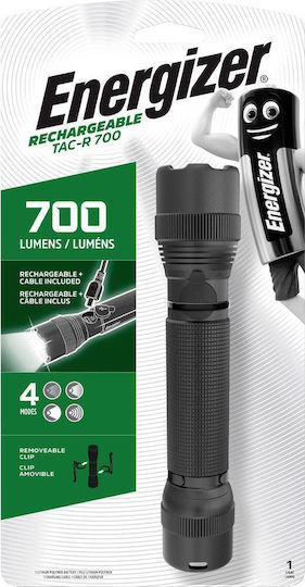 Orno Pro Taschenlampe LED IPX4 mit maximaler Helligkeit 700lm Schwarz