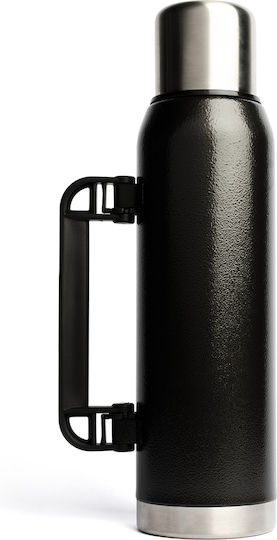 Basehit Thermos Bottle Plastic BPA Free 1.3lt Black