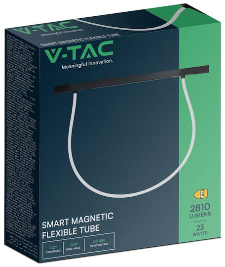 V-TAC LED Комерсиално Линейно Осветление Светило Таван 24W Неутрално бяло IP20 с Регулируема Интензивност Ш206.6xД15xВ2.6см.