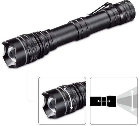 HAMA Taschenlampe LED mit maximaler Helligkeit 200lm Schwarz