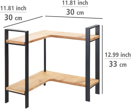 Wenko Επιτραπέζια Βάση 30x33x30εκ. Μαύρη