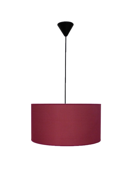 Heronia Adjustable Pendant Light Red with Socket E27 20x100cm