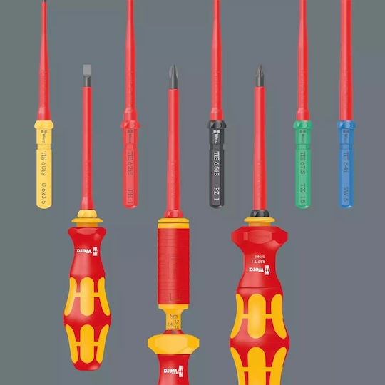 Wera Kraftform Kompakt Screwdriver with Interchangeable Tips