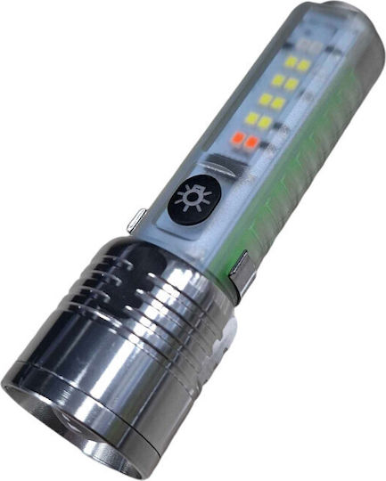 Rechargeable Flashlight LED Black