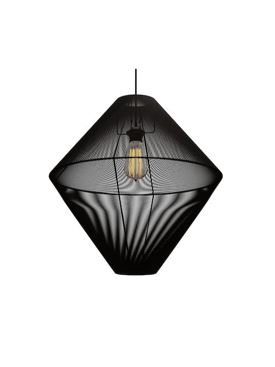 Alphab2b 805 Pendant Light Black with Socket E27 50x130cm
