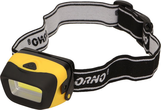 Orno Headlamp LED with Maximum Brightness 170lm Yellow