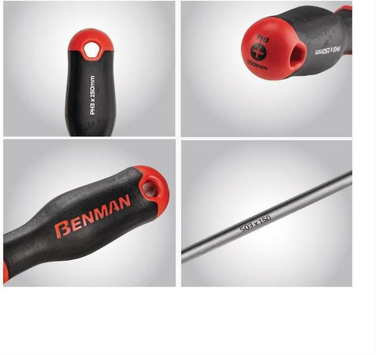 Benman Κατσαβίδι Ίσιο με Μέγεθος Μύτης 5.5mm