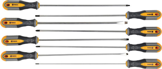 Vorel Σετ 8 Κατσαβίδια με 8 Εναλλασσόμενες Μύτες