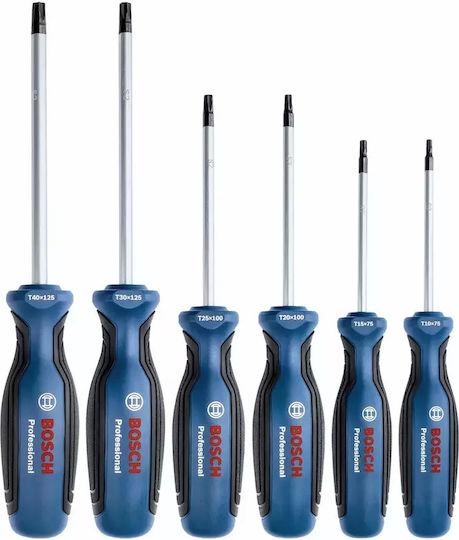Bosch Σετ 6 Κατσαβίδια με 6 Εναλλασσόμενες Μύτες