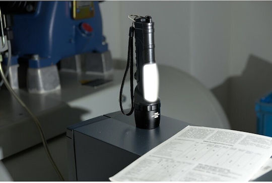 Brennenstuhl Flashlight LED IP54 Dual Function with Maximum Brightness 240lm Luxpremium Black