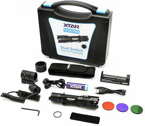 XTAR Φακός LED IPX8 με Μέγιστη Φωτεινότητα 1100lm