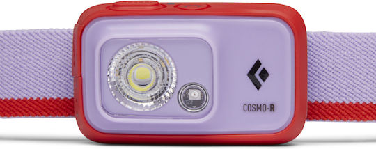 Black Diamond Wiederaufladbar Stirnlampe LED IP67 mit maximaler Helligkeit 350lm Cosmo 350-R Weiß