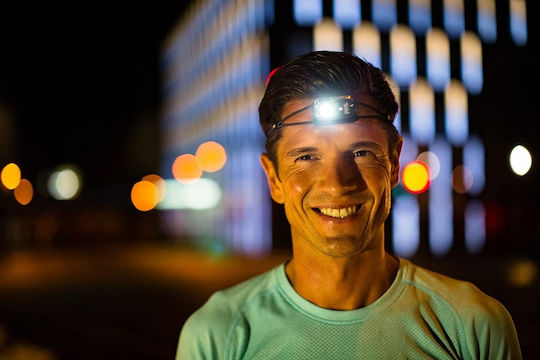 Petzl Επαναφορτιζόμενος Φακός Κεφαλής LED IPX4 με Μέγιστη Φωτεινότητα 200lm Bindi Black