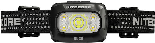 NiteCore Презареждащ се Челник LED IP66 с Максимална Яркост 500лм NU30 Черен