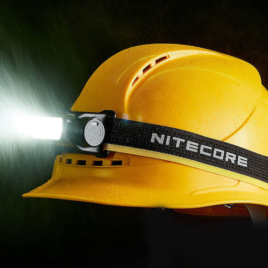 NiteCore Rechargeable Headlamp LED IP68 Dual Function with Maximum Brightness 1800lm NU53 Black