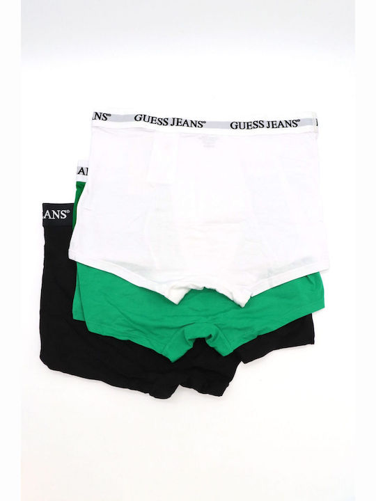 Ανδρικά Μποξεράκια Μαύρο/Πράσινο/Λευκό 3Pack
