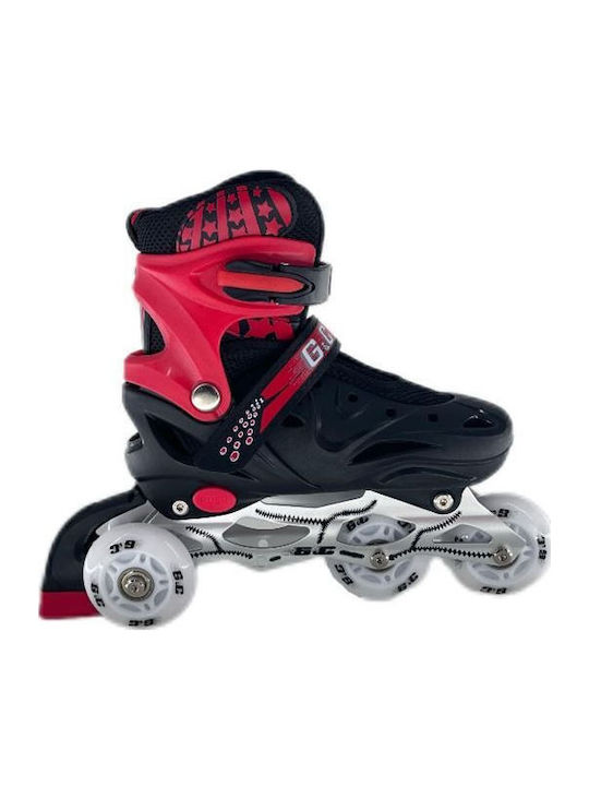 GC Inline Αυξομειούμενα Rollers Μαύρα Παιδικά