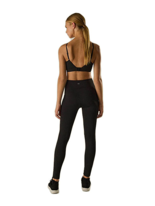 Femei Atletic Sutien sport black cu umplutură