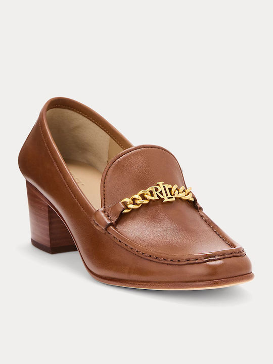 Leder Pumps Braun