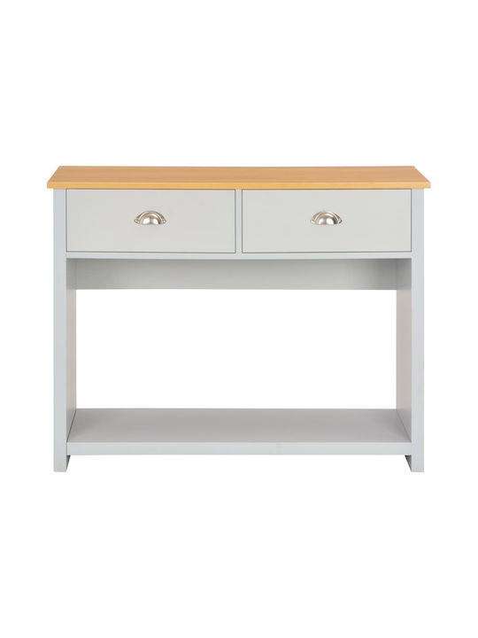 Wooden Console Table Gray L97xW35xH76cm