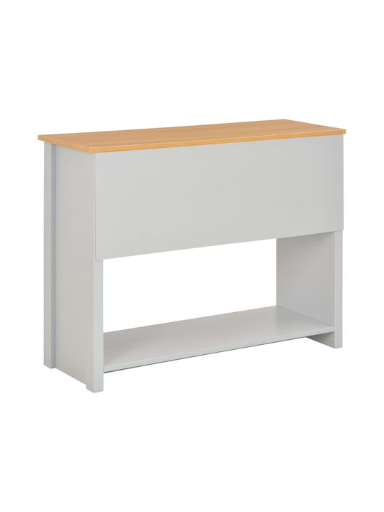 Wooden Console Table Gray L97xW35xH76cm