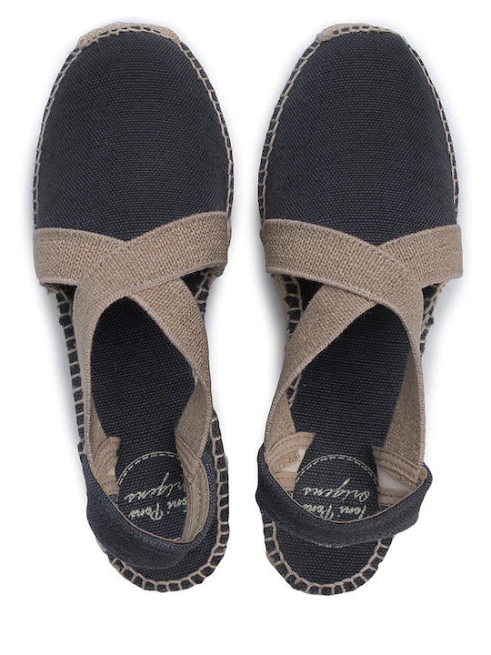 Verdi-v Damen Espadrilles in Schwarz Farbe
