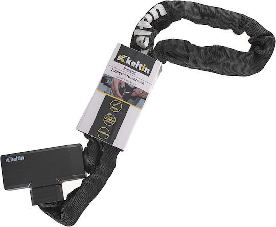 Keltin Bicycle Cable Lock with Key Gray