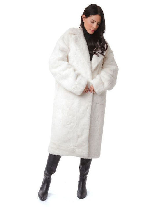 Women's Short Fur White