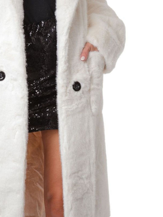 Women's Short Fur White
