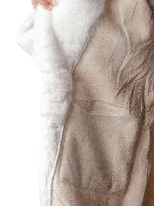 Women's Short Fur White