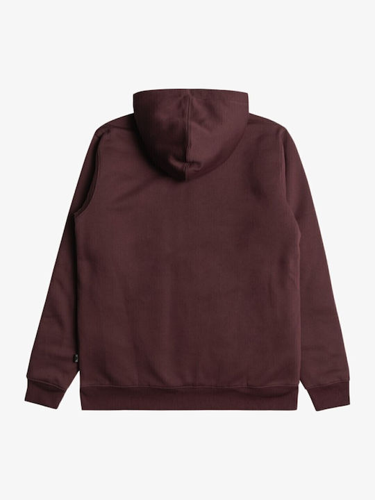 Arch Sweatshirt with Hood Burgundy