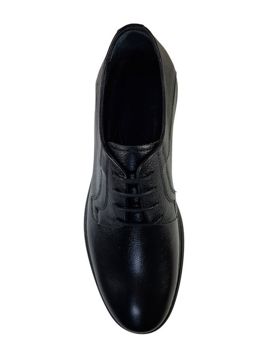 20496-01 Men's Leather Casual Shoes Black