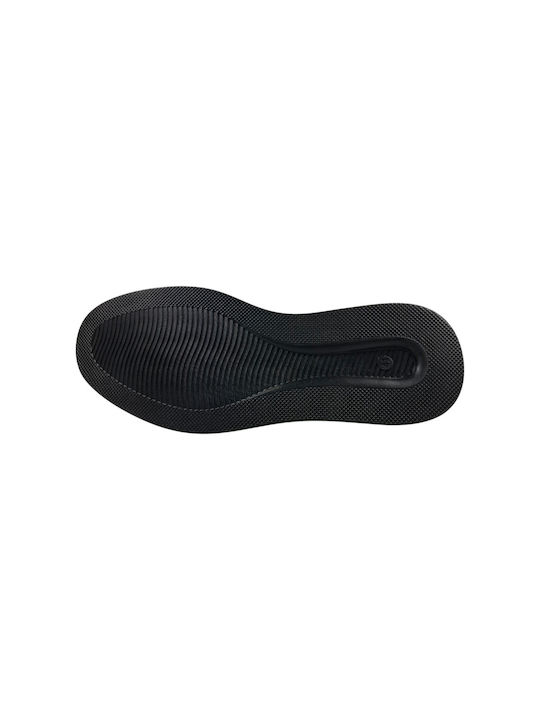 20496-01 Men's Leather Casual Shoes Black