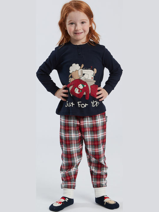Happy People Kids' Pajamas Winter Blue -1000