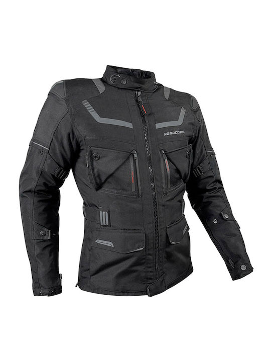 Nordcode Adventure Evo 24 Lady Γυναικείο Μπουφάν Μηχανής Cordura 4 Εποχών Αδιάβροχο Μαύρο