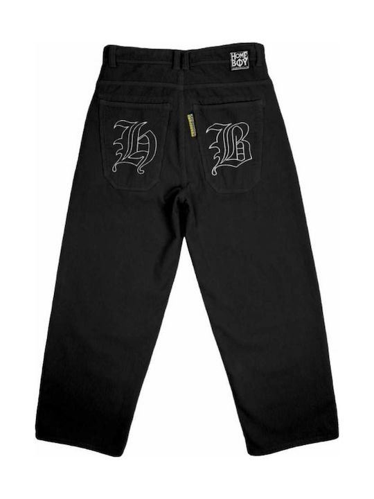 X-tra Men's Jeans Pants with Loose Baggy Fit Washed Black